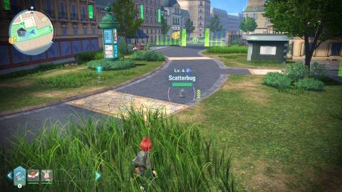 Hiding in grass in Pokemon Legends Z-A (2025)