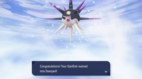 hisuian qwilfish evolve overqwil pokemon legends za mega dimension