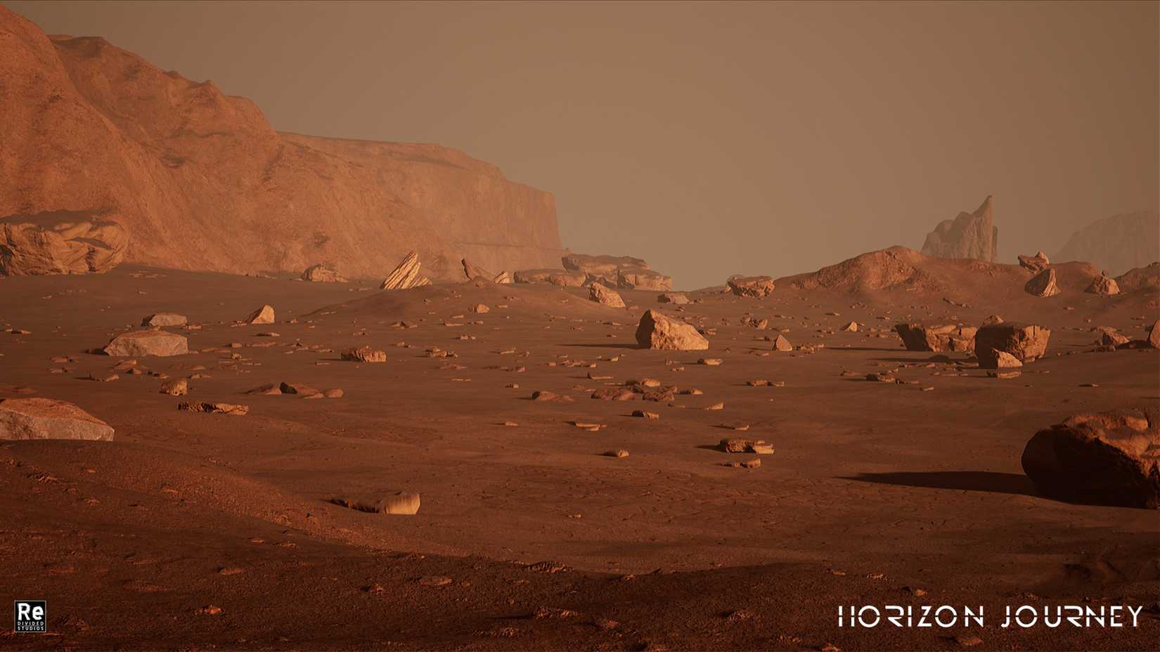 horizon journey mars landscape
