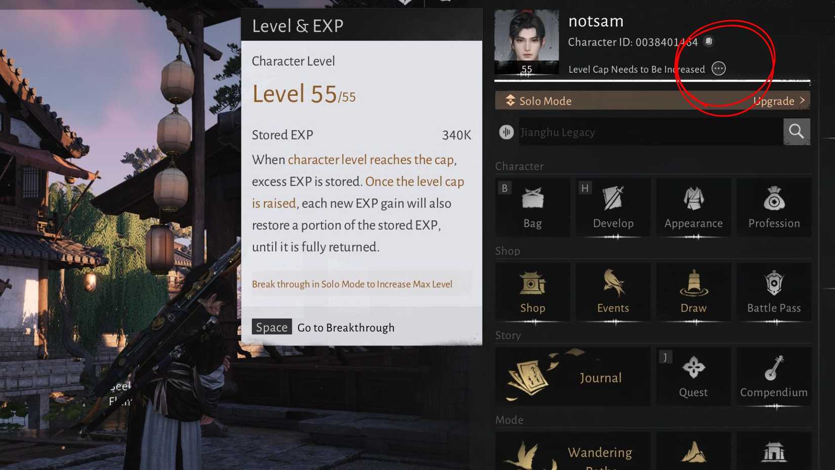 How to Check Your Stored EXP in Where Winds Meet