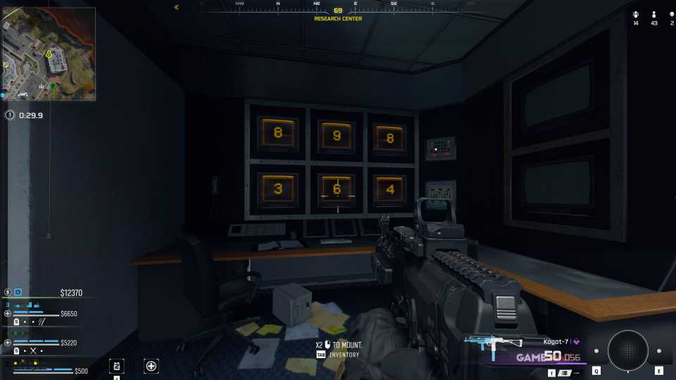 how to generate the code to the Research Center Security Booth in Warzone - 2