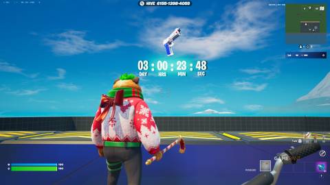 how to get the Arcade Pistol in 1v1 With Every Gun - Fortnite - 2