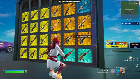 how to get the Snow Assault Rifle in 1v1 With Every Gun - Fortnite - 2