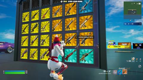 how to get the Snow Assault Rifle in 1v1 With Every Gun - Fortnite - 3