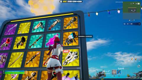 how to get the Snow Assault Rifle in 1v1 With Every Gun - Fortnite