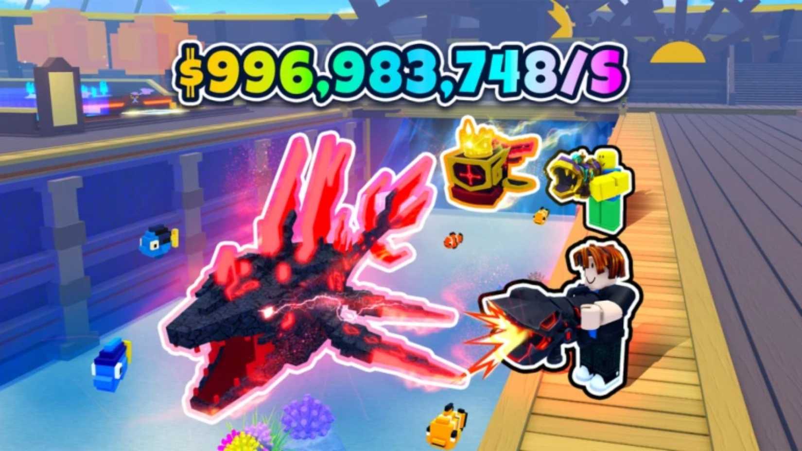 Hunt giant fish characters