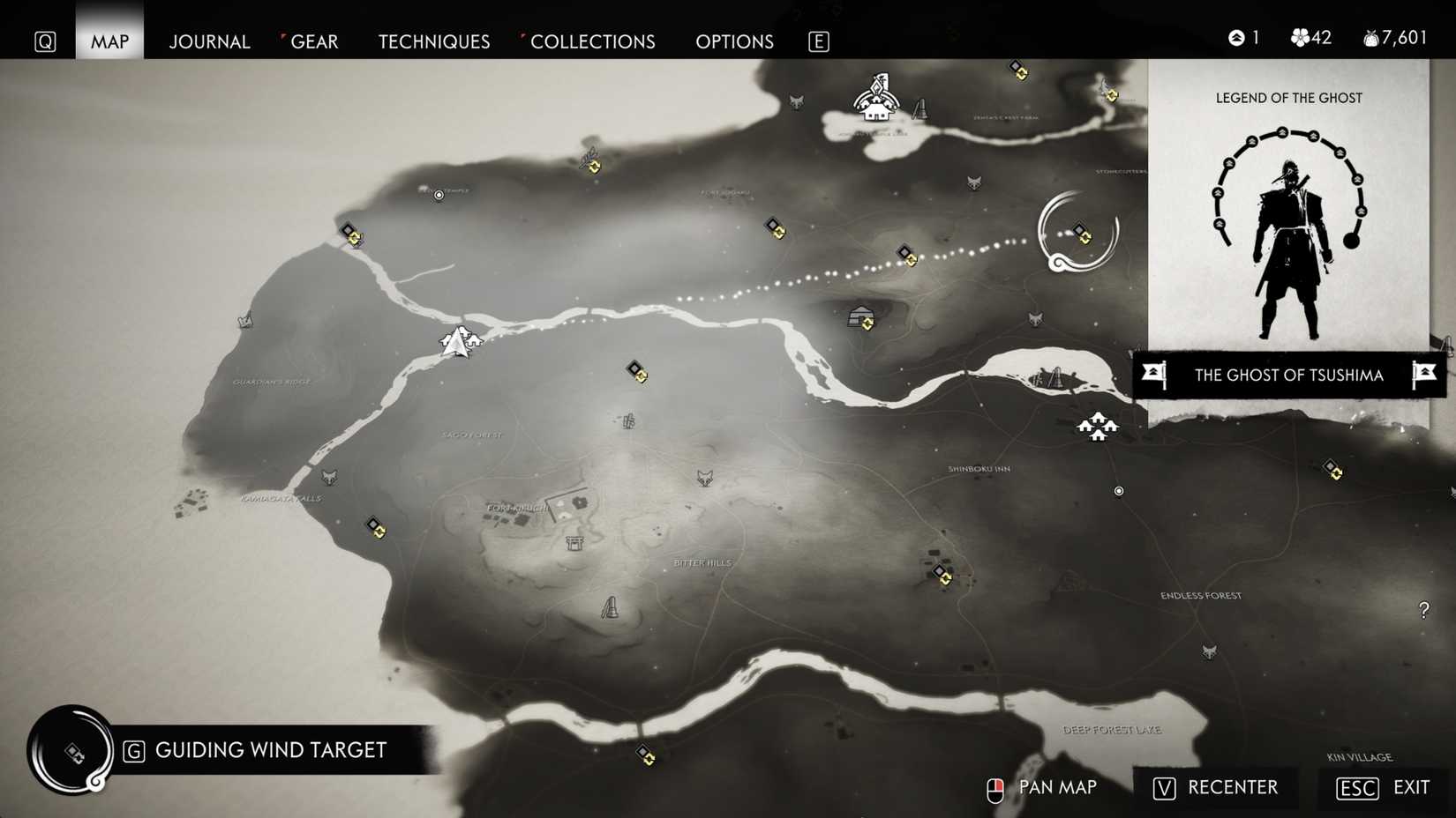 Icy Forest Crossroads Mongol Camp in Kamiagata in Ghost of Tsushima