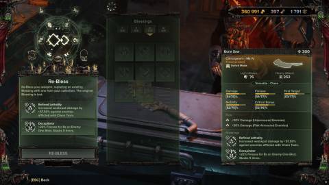 Darktide Bone Saw Blessings