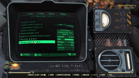 Fallout 76 Western Spirit Stats