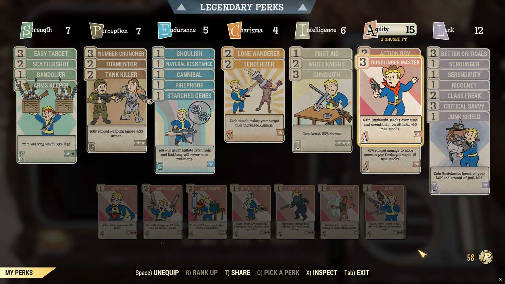 Fallout 76 Gunslinger Master Perk