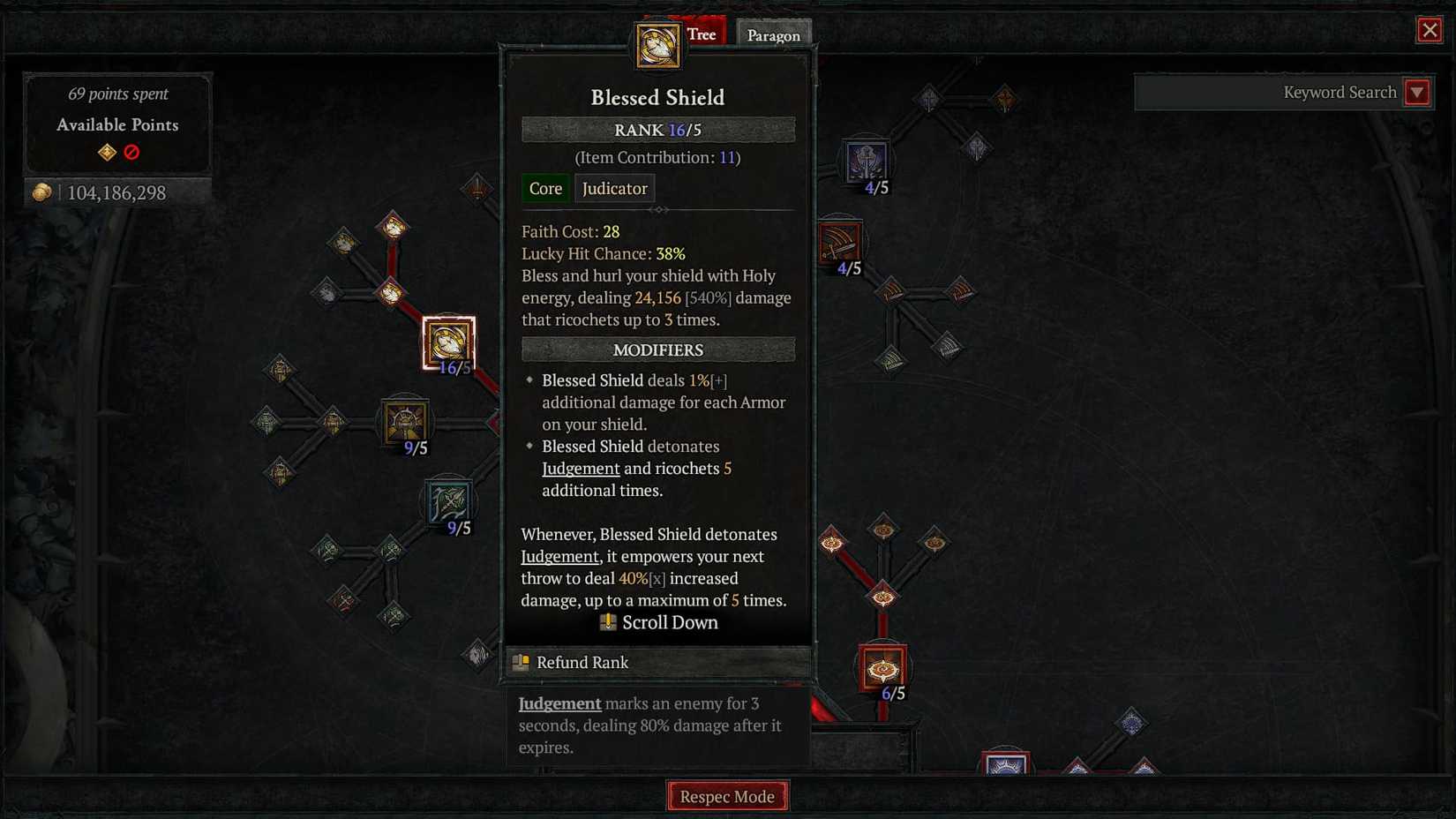 Skill Blessed Shield Paladin Diablo 4