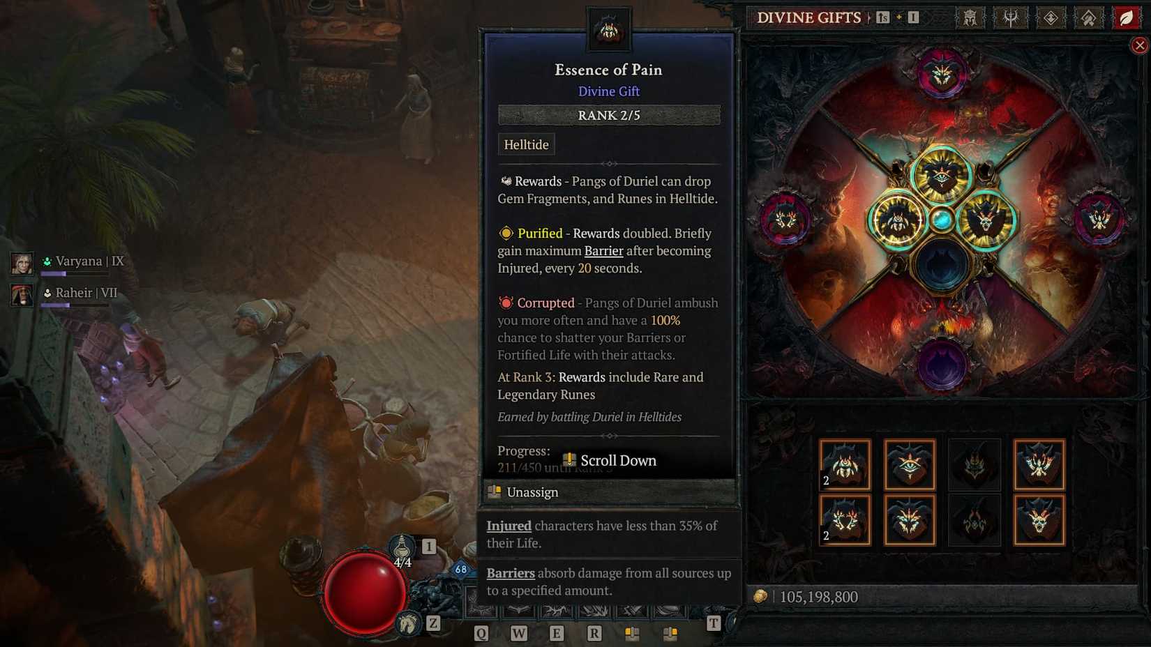 Essences Lesser Evil Season 11 Diablo 4