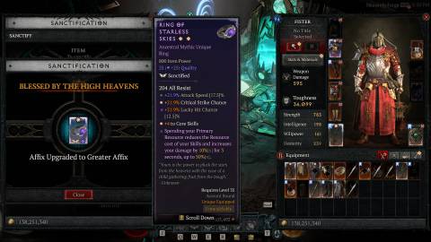 D4 Ring of Starless Skies Sanctification