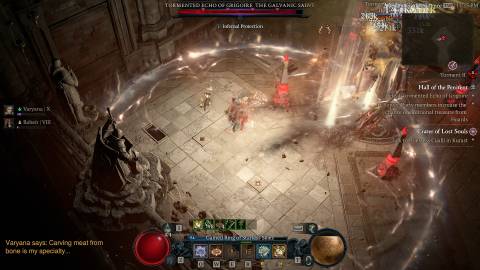 D4 Paladin fighting Grigoire