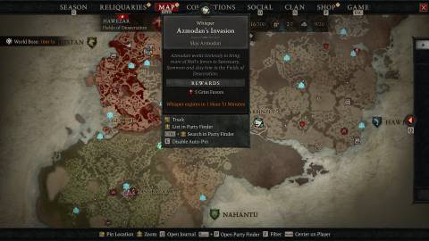 D4 Azmodan' Map Location