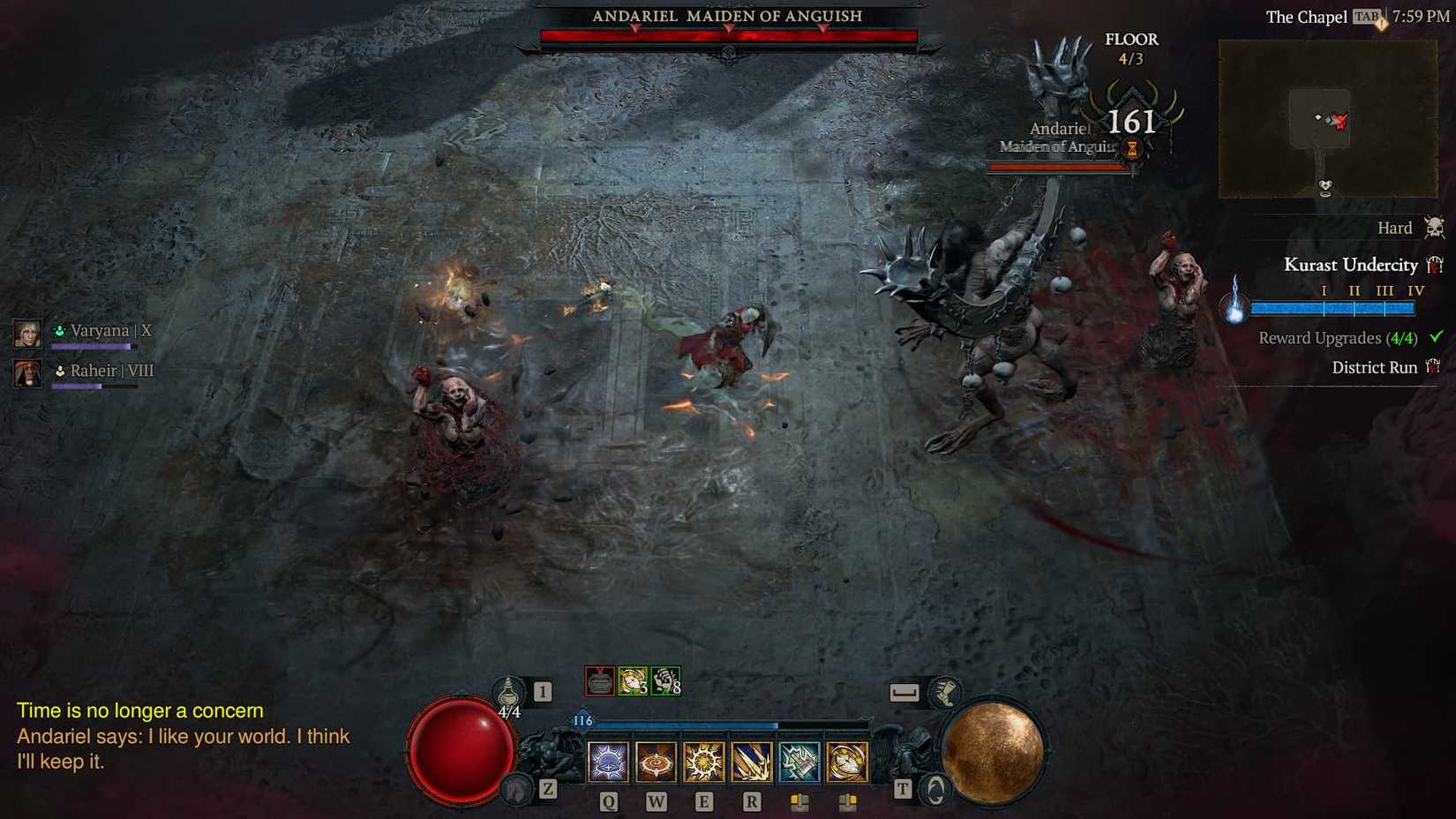 D4 Season 11 Andariel Boss