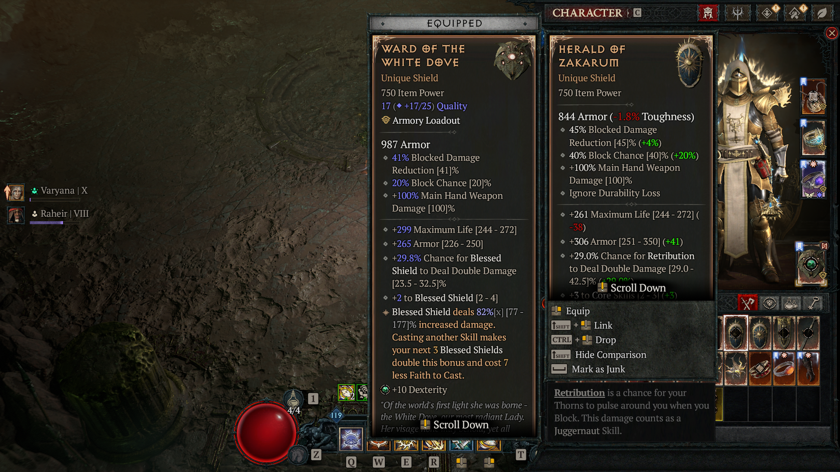 D4 Herald of Zakarum Stats