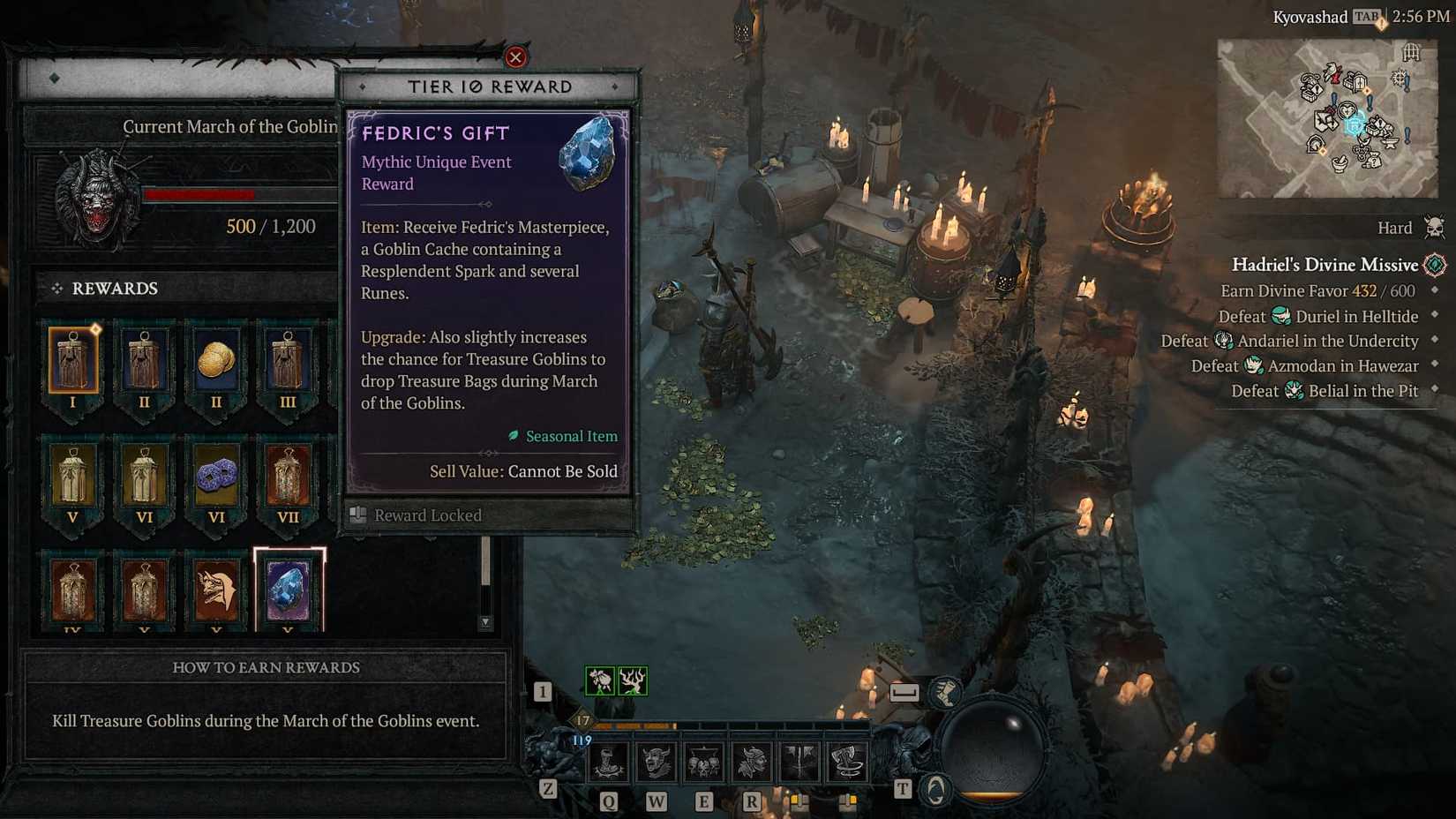 D4 Treasure Goblin event rewards