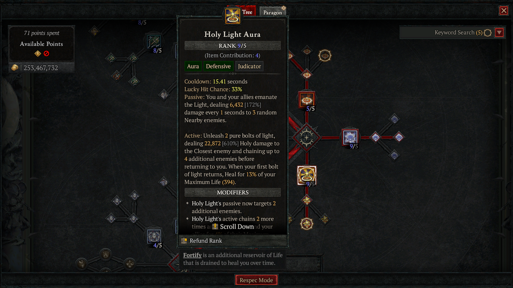 D4 Holy Light Aura skill description