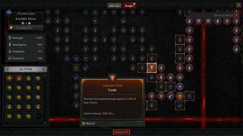 D4 Paladin Castle Paragon Board