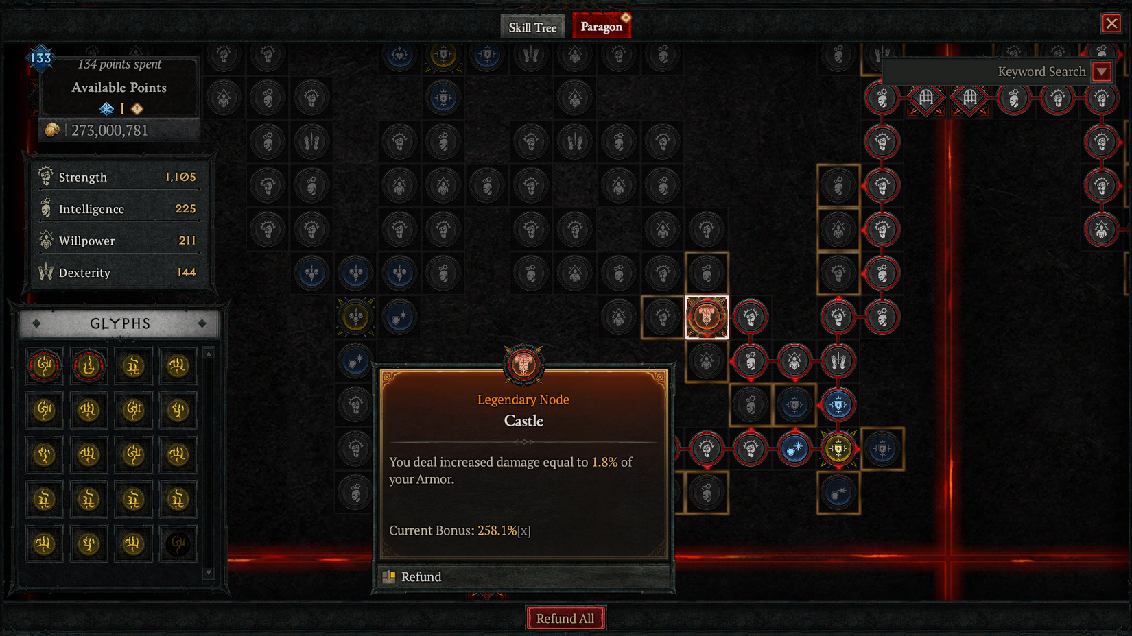 D4 Paladin Castle Paragon Board