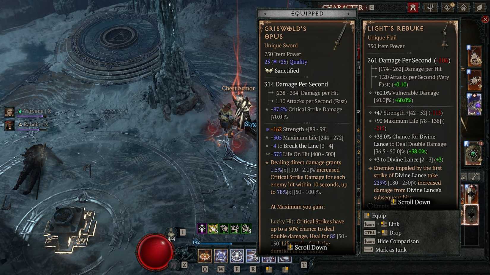 D4 Light's Rebuke Drop