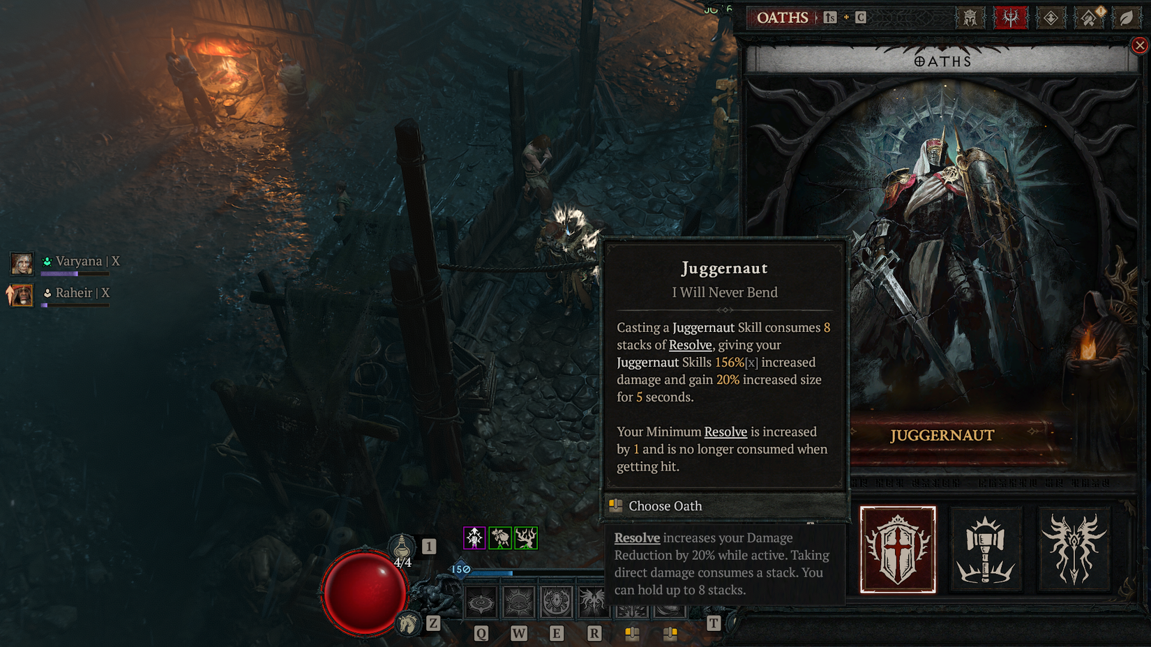 D4 Paladin Juggernaut Oath