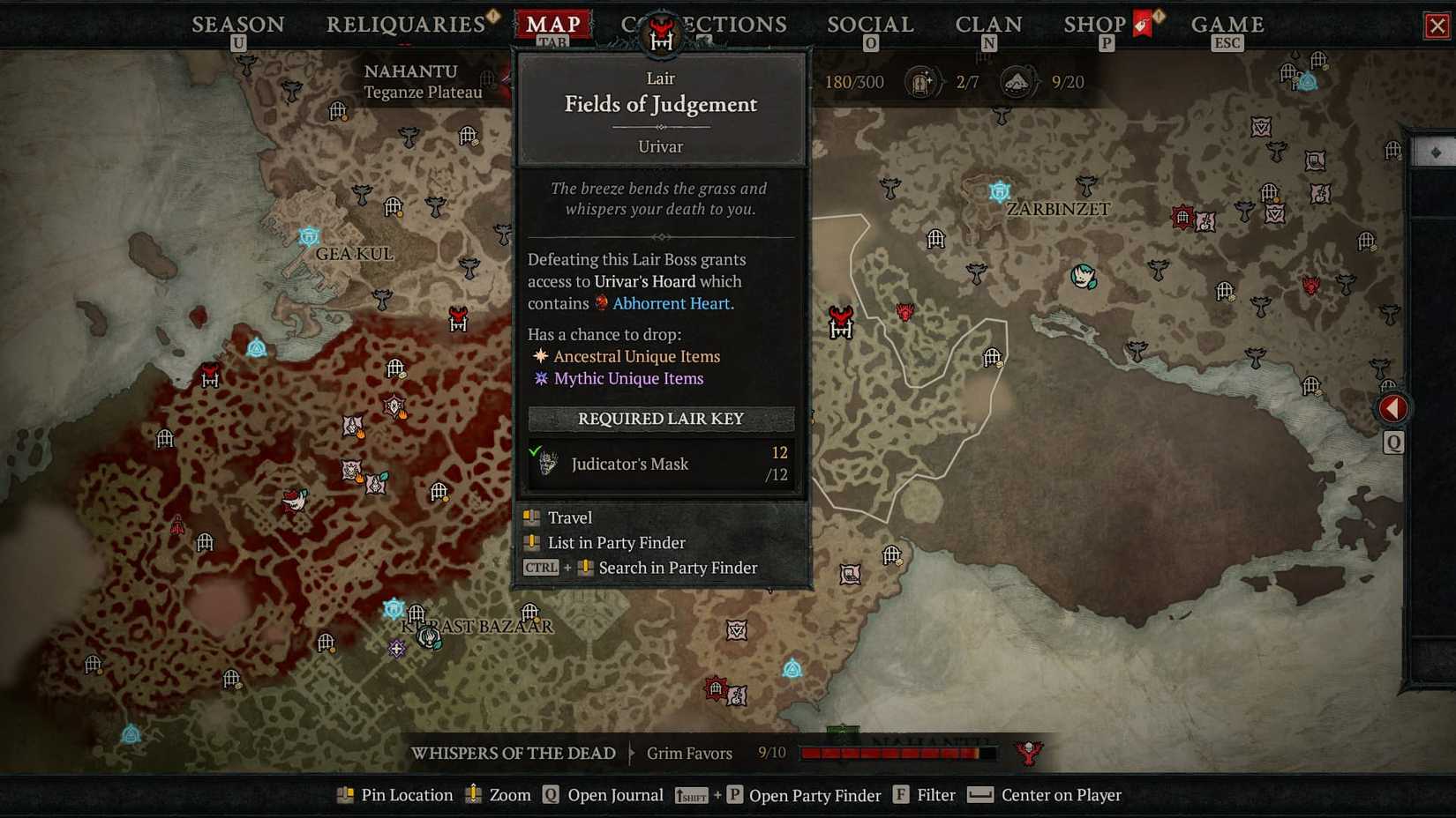 D4 Fields of Judgement map location