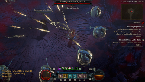 D4 Urivar Boss Fight