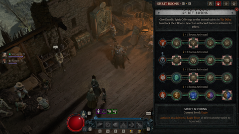 D4 Lightning Storm Druid Spirit Boons setup