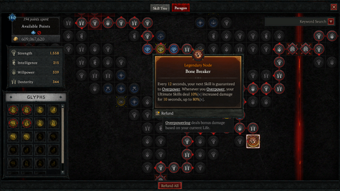 D4 Bone Breaker Node description