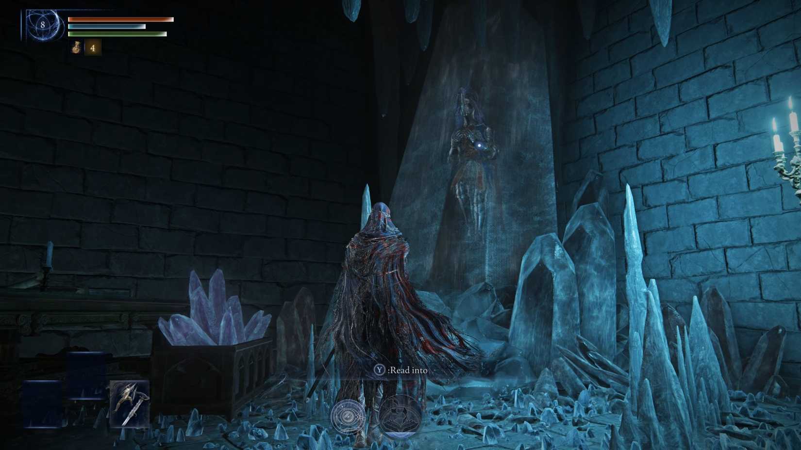 Interact with Crystallized Soldier Scholar Remembrance Chapter 5 Nightreign