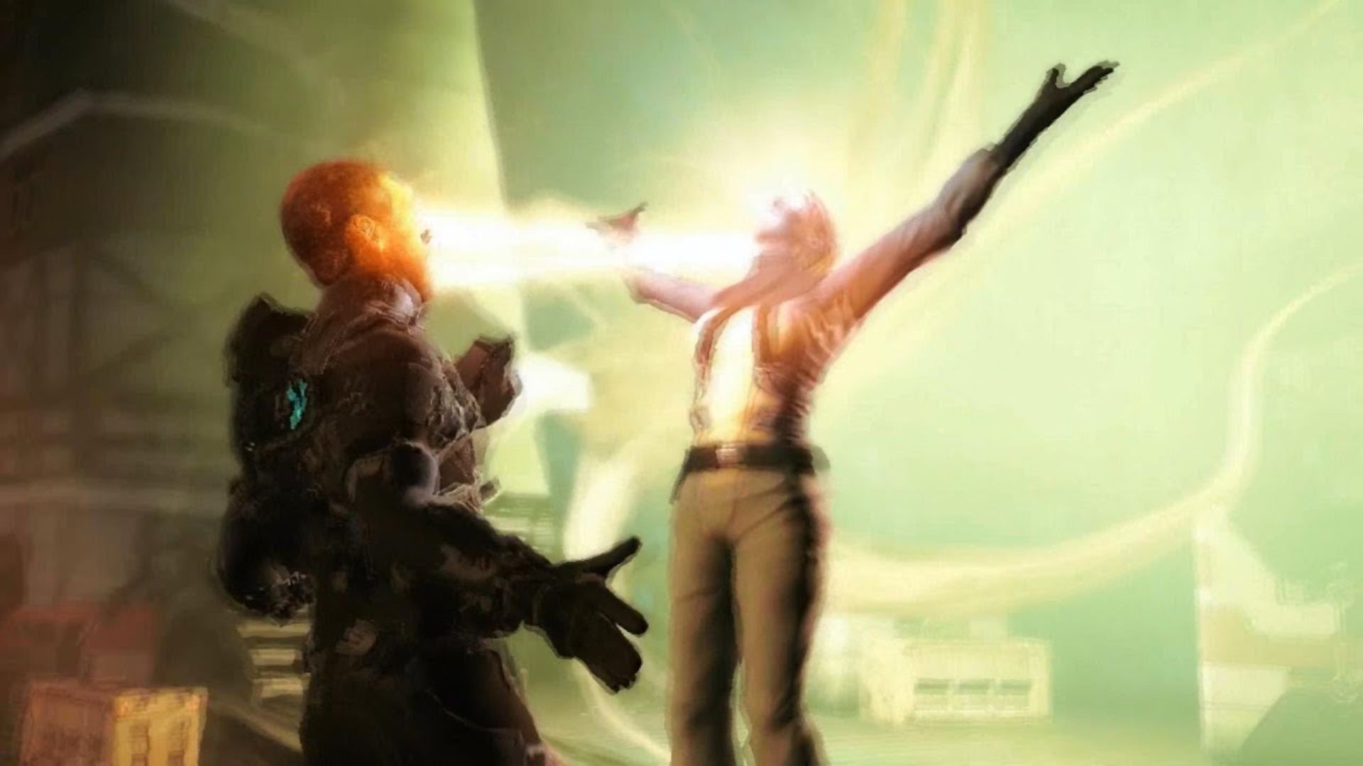 Isaac confronting his wife in Dead Space 2 (2011)