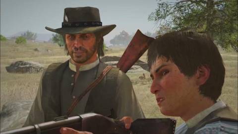 John and Jack in Red Dead Redemption (2010)