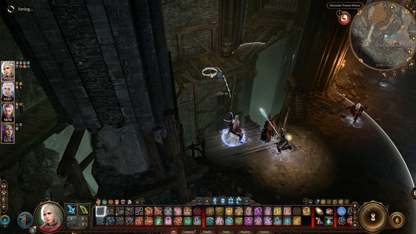 jump on wooden platforms in bg3