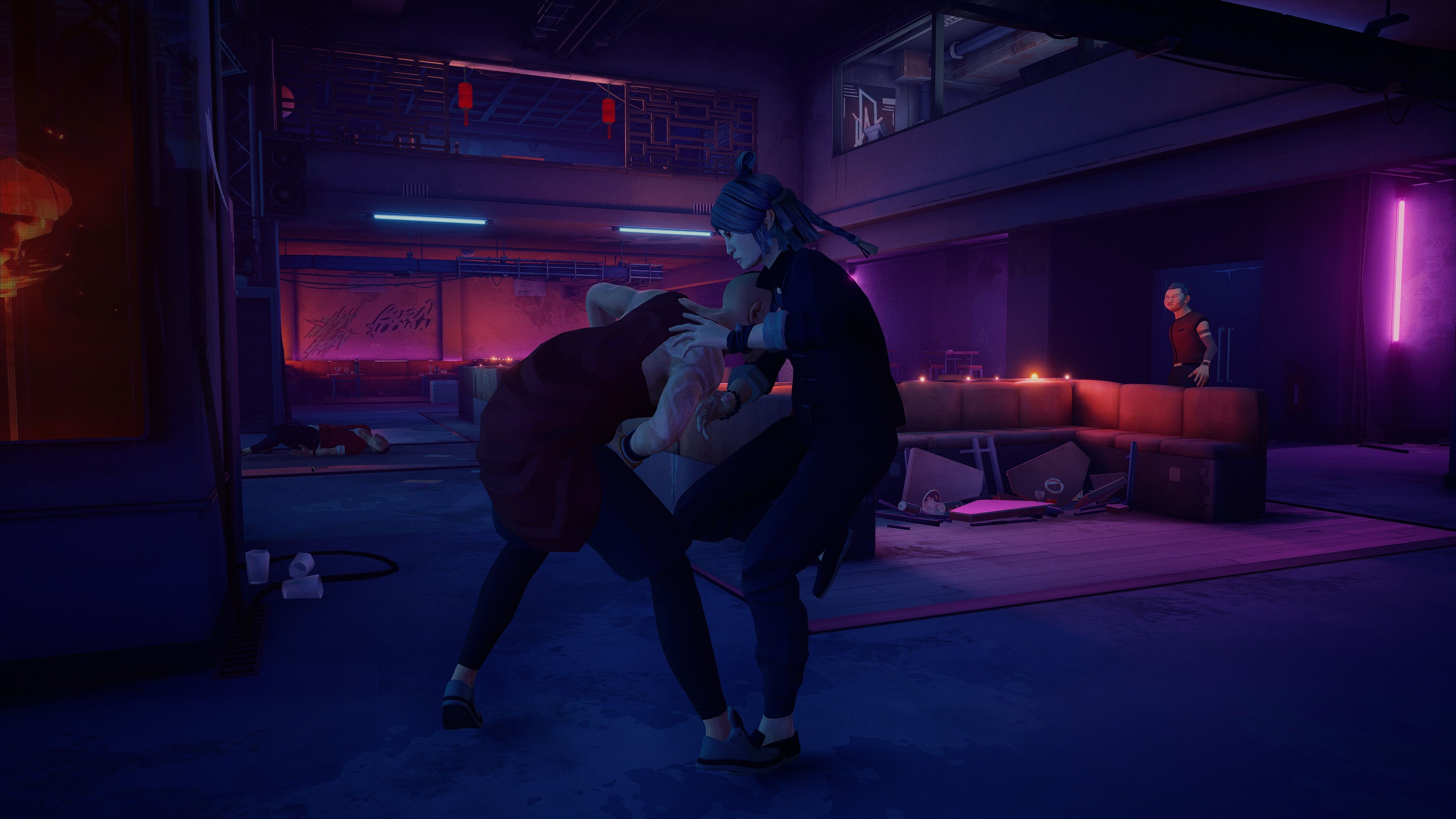 Kneeing an opponent in Sifu