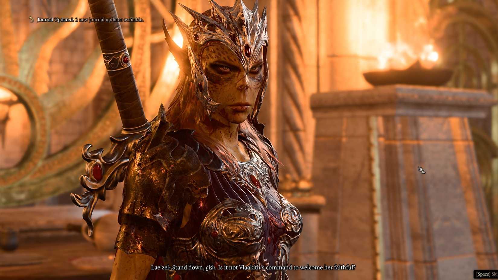 lae zel handling the situation in bg3