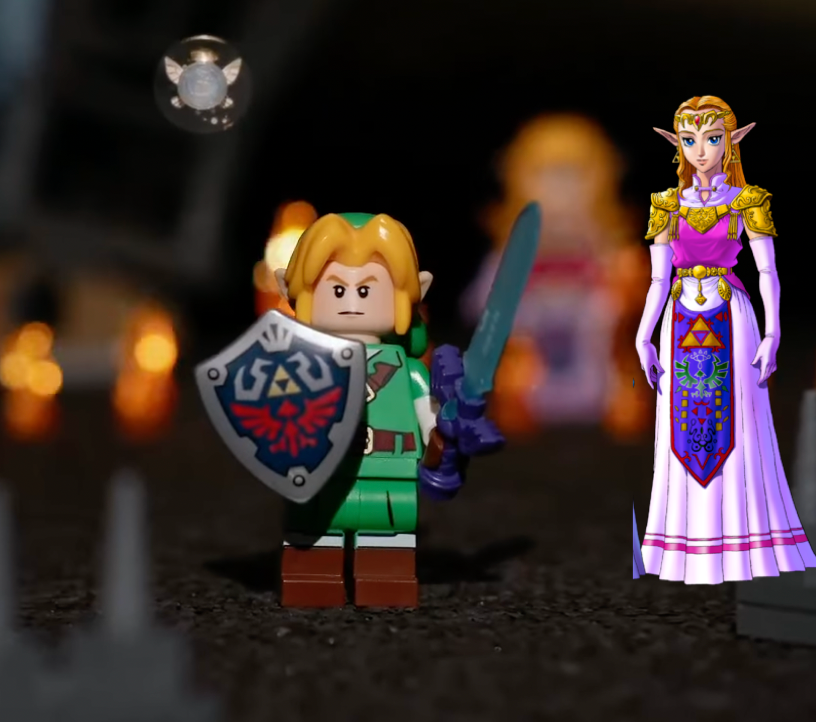legend of zelda lego set - zelda design comparison