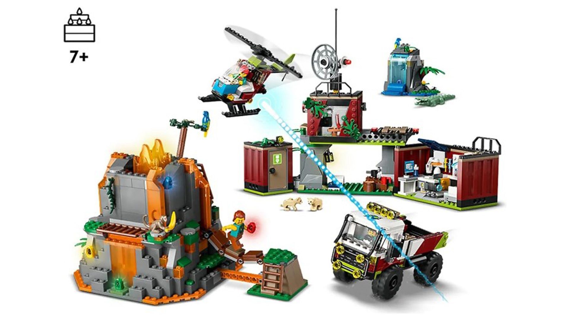 LEGO City Jungle Explorer Base Cave 60691-1
