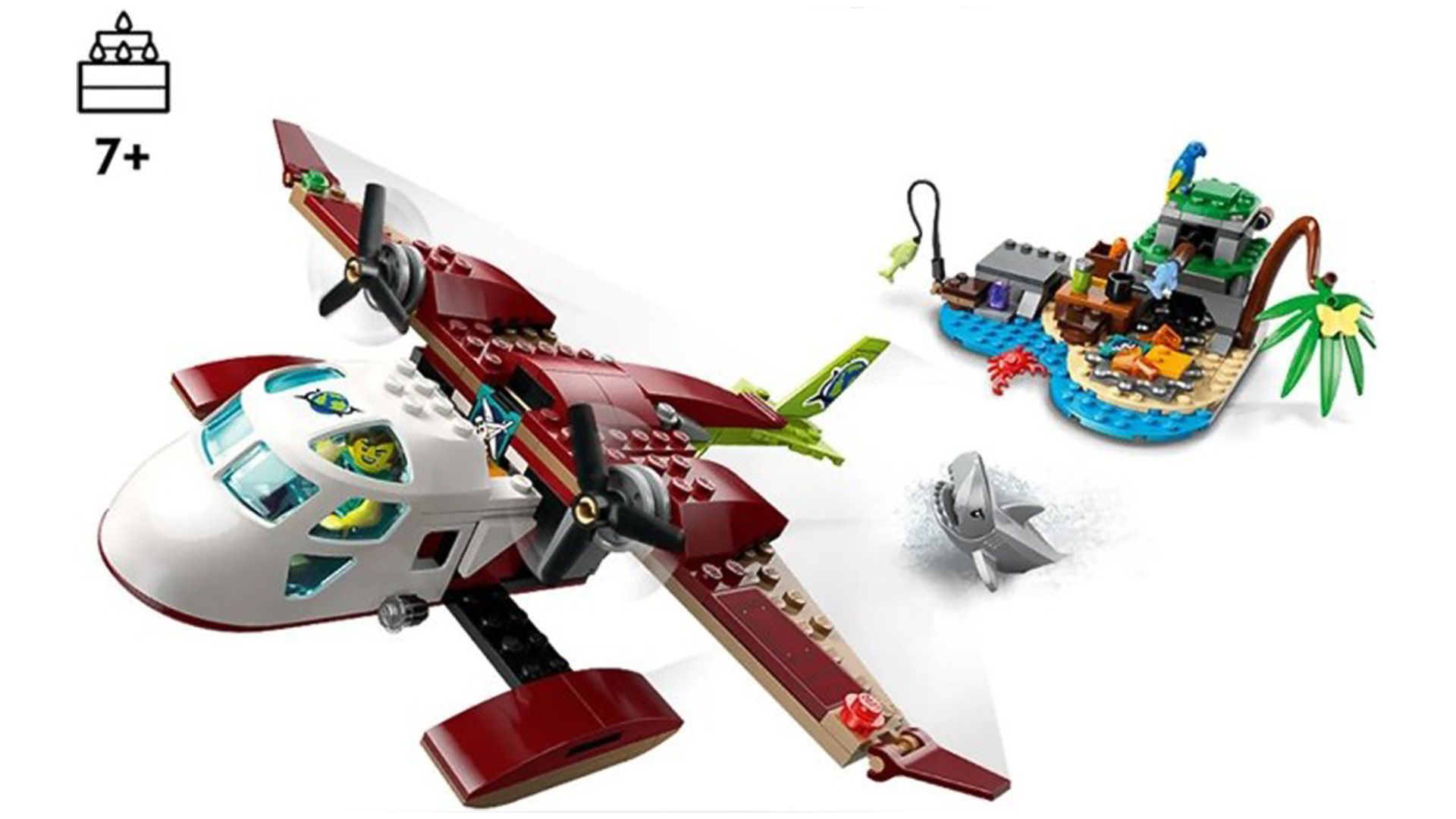 LEGO City Survivor Island Seaplane 60693-1