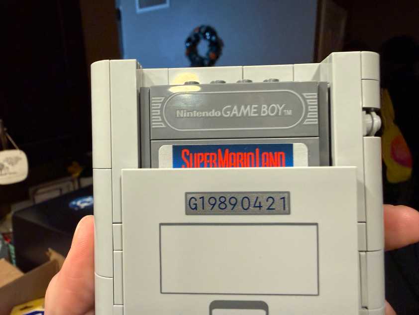 LEGO Game Boy - back cartridge