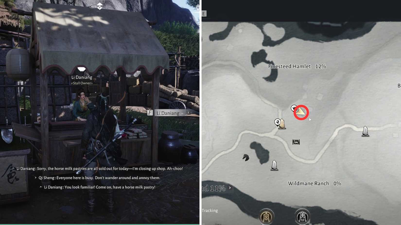 Li Daniang location where winds meet