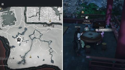 li meng madiao card location where winds meet