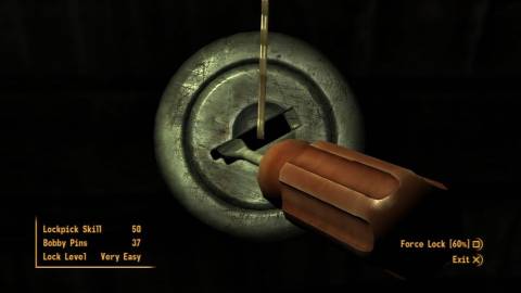 Lockpicking in Fallout New Vegas (2010)
