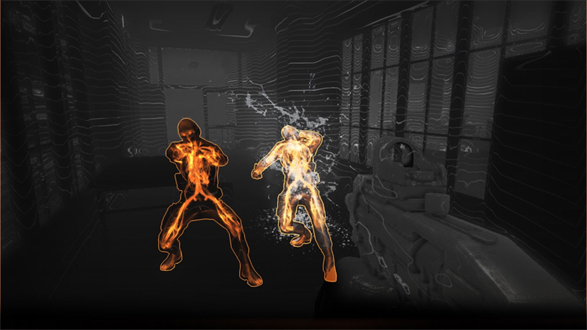 Looking at enemy vitals in Syndicate (2012)