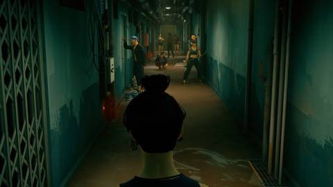 Looking down a hallway in Sifu