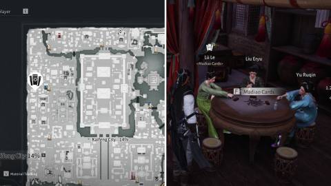 lu le madiao card location where winds meet