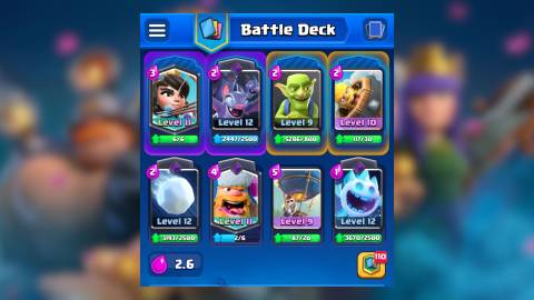 lumberjack bait arena 14 deck clash royale
