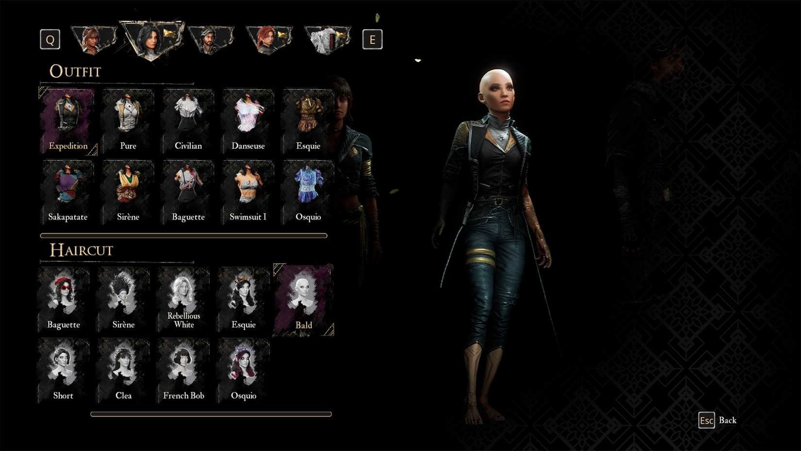 Haircut Bald untuk Lune di Clair Obscur Expedition 33