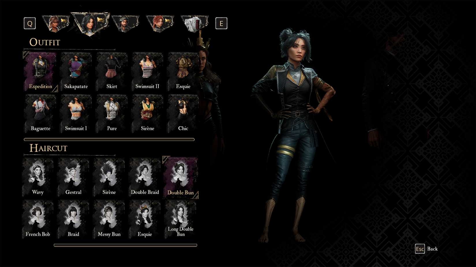 Haircut Double Bun untuk Lune di Clair Obscur Expedition 33